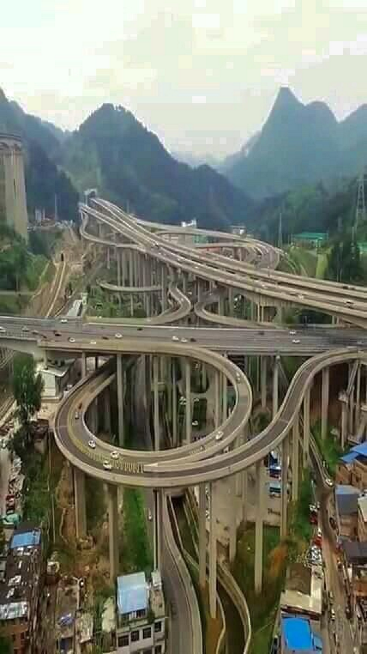 Daily image of a road that might go over the hill
